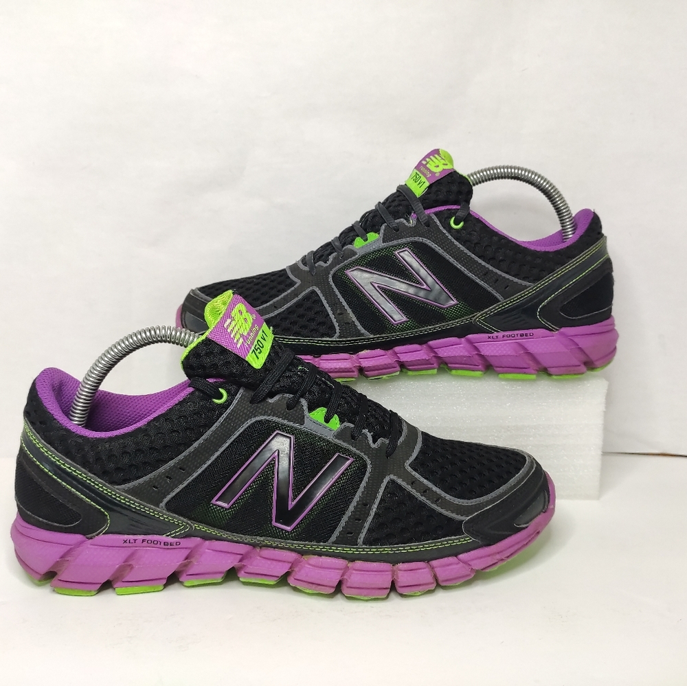 New Balance 750v1 Running Shoes Size| 10 Color| Black Purple